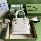 adidas x Gucci Horsebit 1955 mini bag ý677212 White