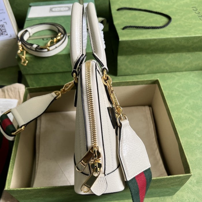 adidas x Gucci Horsebit 1955 mini bag ý677212 White