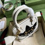 adidas x Gucci Horsebit 1955 mini bag ý677212 White