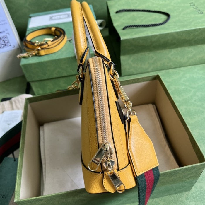 adidas x Gucci Horsebit 1955 mini bag ý677212 Yellow