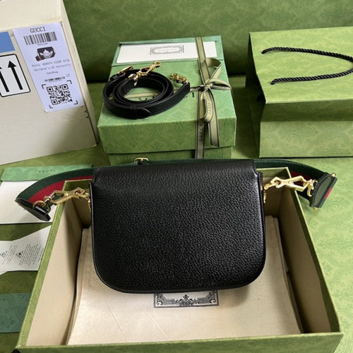adidas x Gucci Horsebit 1955 mini bag ý658574 Black