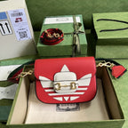 adidas x Gucci Horsebit 1955 mini bag ý658574 Red