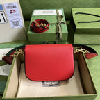 adidas x Gucci Horsebit 1955 mini bag ý658574 Red
