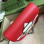 adidas x Gucci Horsebit 1955 mini bag ý658574 Red