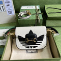 adidas x Gucci Horsebit 1955 mini bag ý658574 White