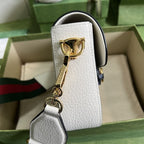 adidas x Gucci Horsebit 1955 mini bag ý658574 White