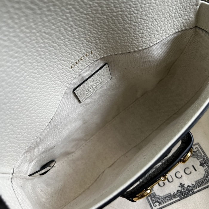 adidas x Gucci Horsebit 1955 mini bag ý658574 White