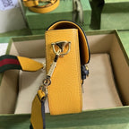 adidas x Gucci Horsebit 1955 mini bag ý658574 Yellow