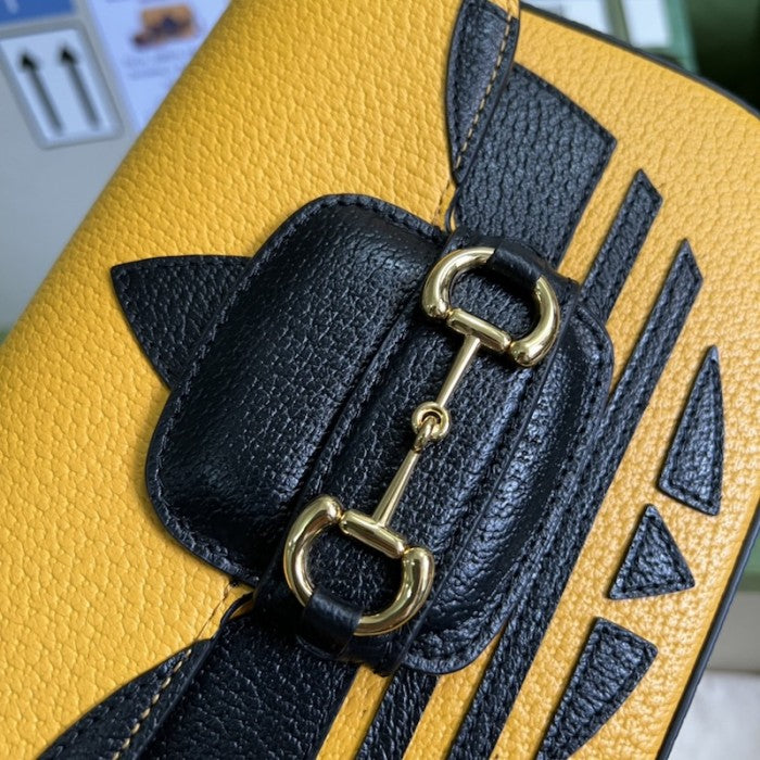 adidas x Gucci Horsebit 1955 mini bag ý658574 Yellow