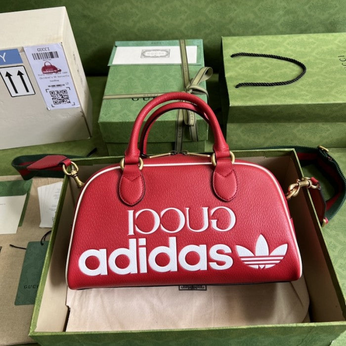 adidas x Gucci mini duffle bag ý702397 Red