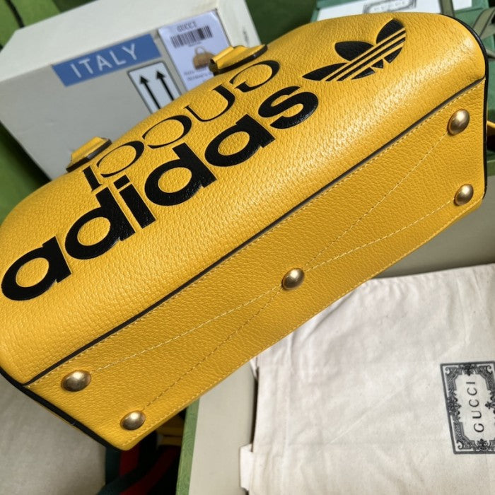 adidas x Gucci mini duffle bag ý702397 Yellow