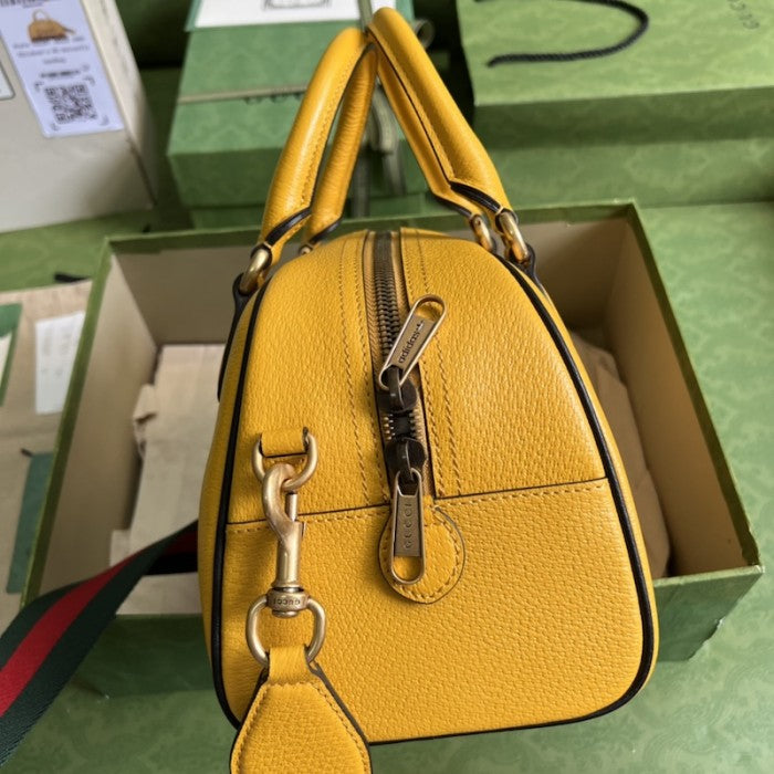 adidas x Gucci mini duffle bag ý702397 Yellow