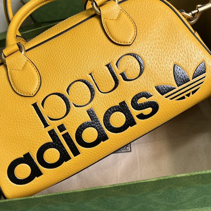 adidas x Gucci mini duffle bag ý702397 Yellow
