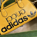 adidas x Gucci mini duffle bag ý702397 Yellow