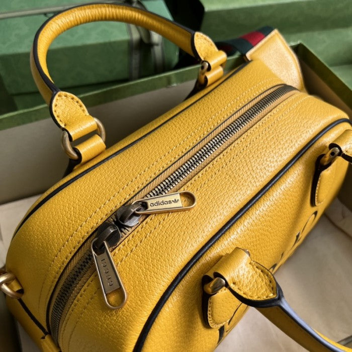 adidas x Gucci mini duffle bag ý702397 Yellow