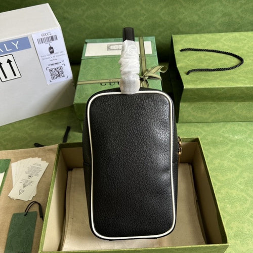 adidas x Gucci mini top handle bag Black