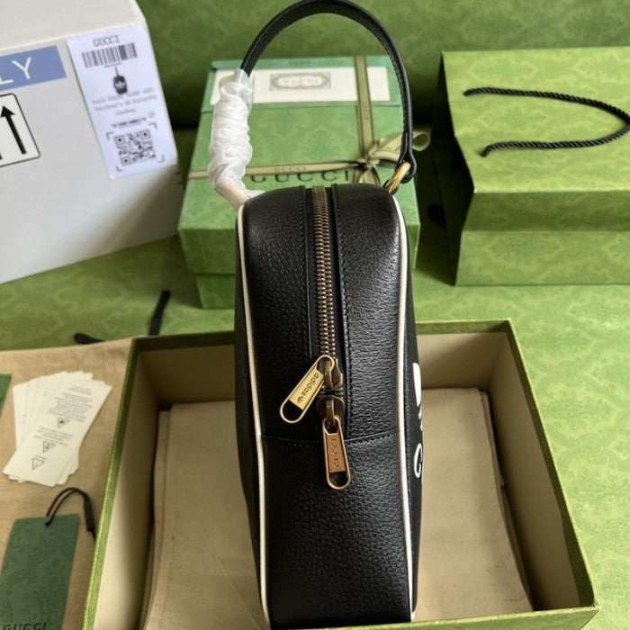 adidas x Gucci mini top handle bag Black