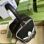 adidas x Gucci mini top handle bag Black