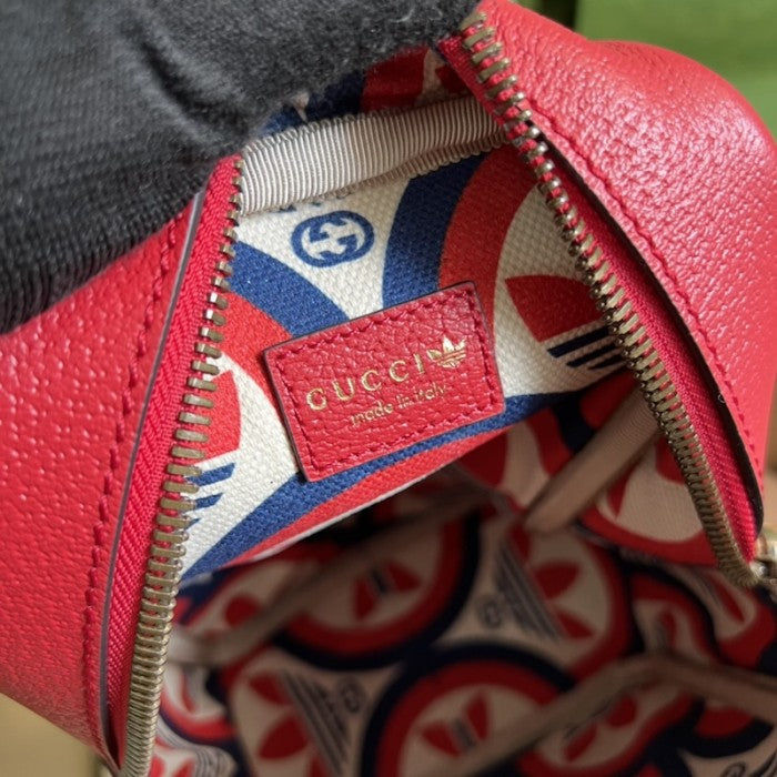 adidas x Gucci mini top handle bag Red