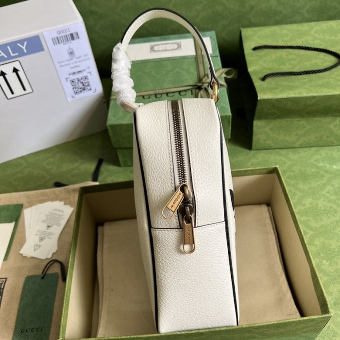 adidas x Gucci mini top handle bag White