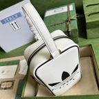 adidas x Gucci mini top handle bag White