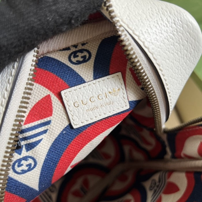 adidas x Gucci mini top handle bag White