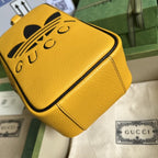 adidas x Gucci mini top handle bag Yellow