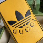 adidas x Gucci mini top handle bag Yellow